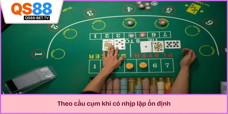 Theo cầu cụm khi có nhịp lặp ổn định